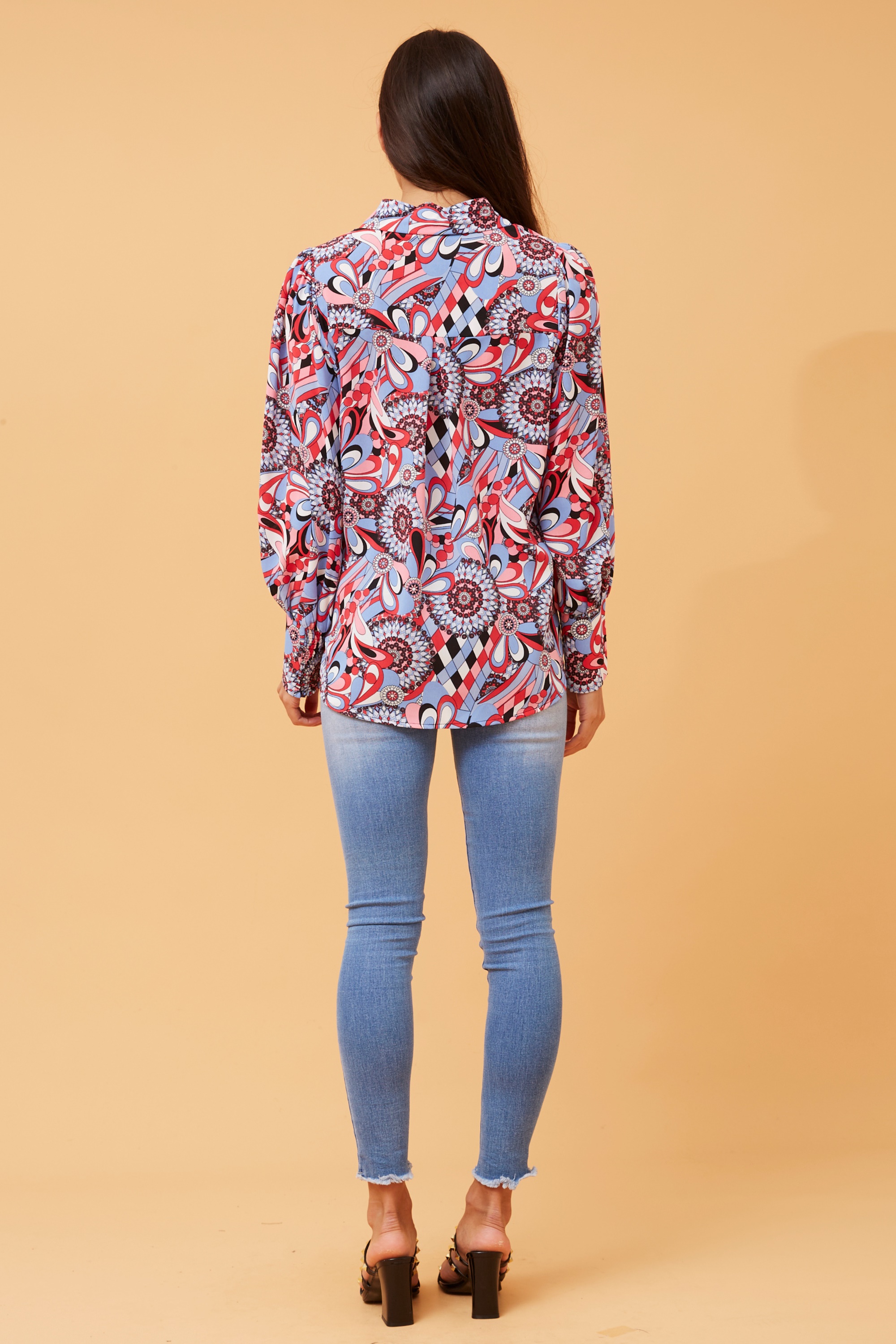 VELLE FLORAL BOHO SHIRT