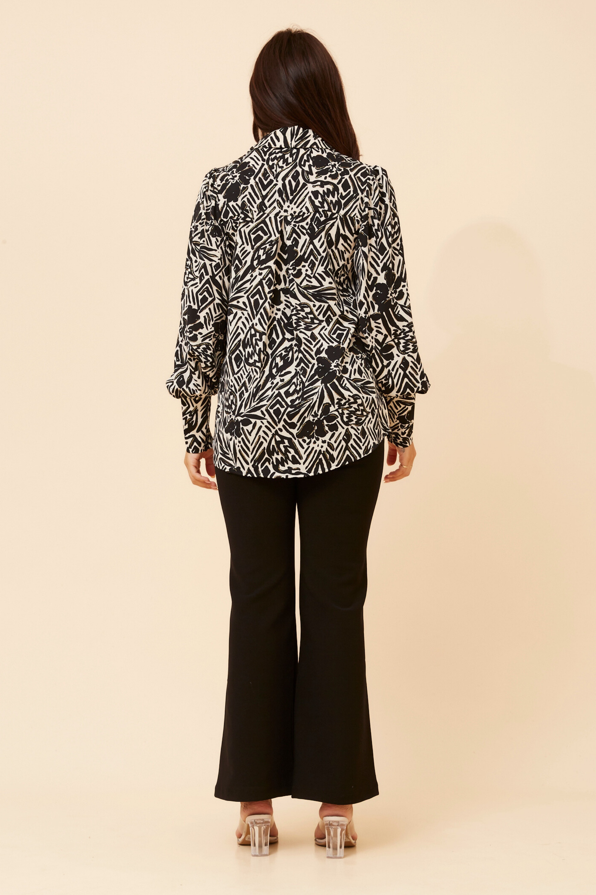VELLE FLORAL PRINT SHIRT