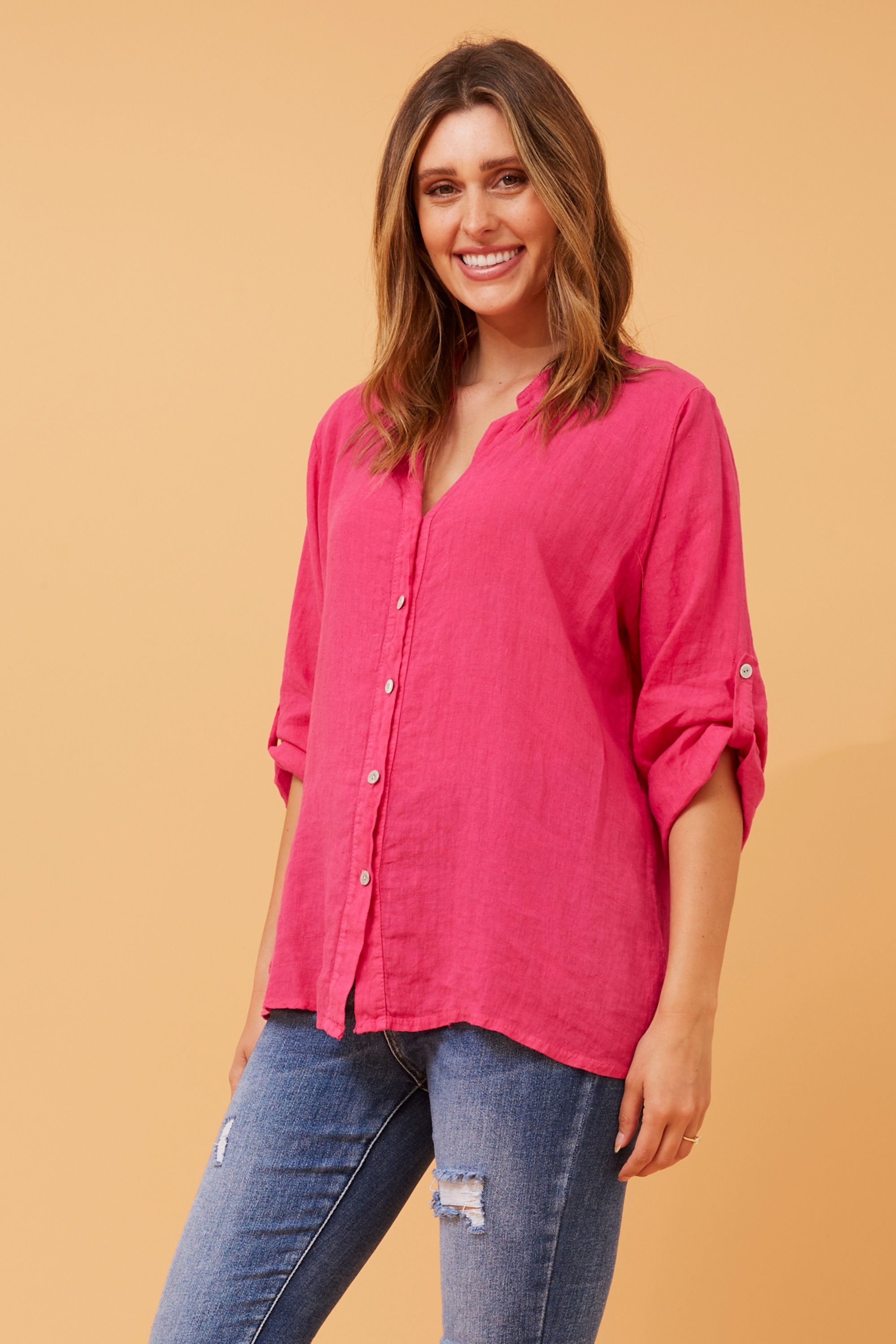 VELMIA LINEN SHIRT