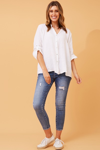 VELMIA LINEN SHIRT