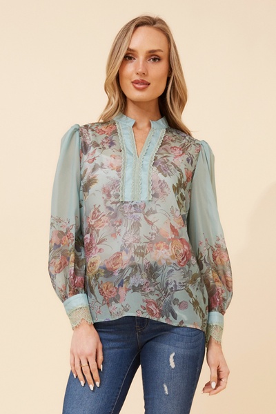VENEZIA FLORAL PRINT BLOUSE