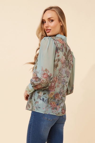 VENEZIA FLORAL PRINT BLOUSE