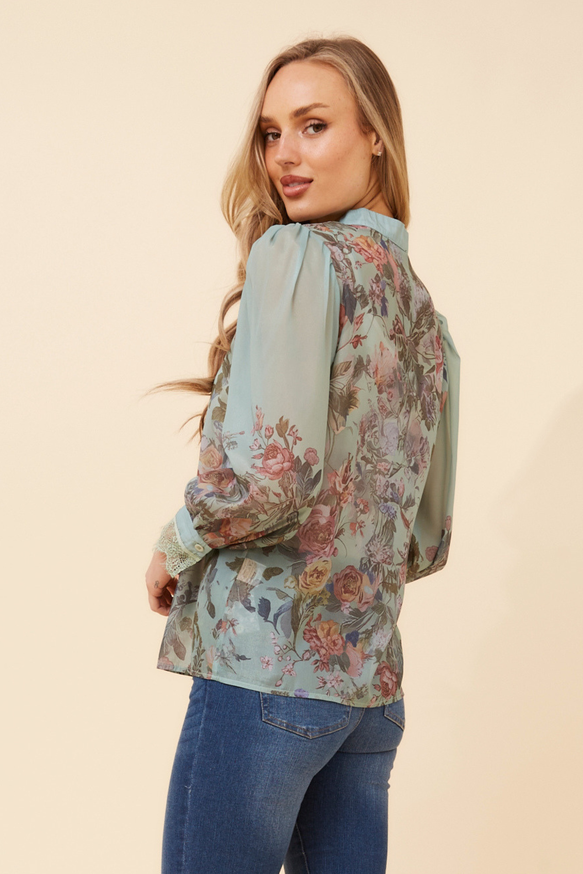 VENEZIA FLORAL PRINT BLOUSE