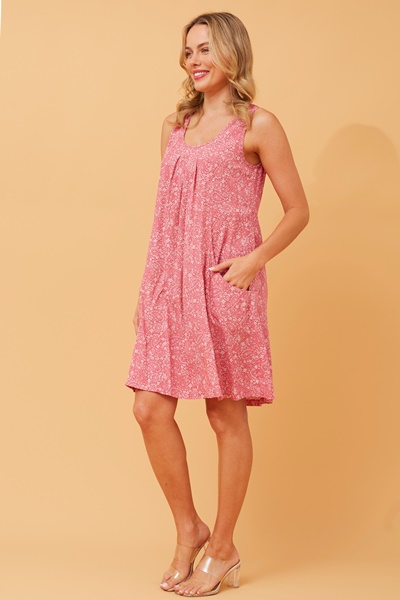 VENICE DITSY FLORAL SHORT DRESS