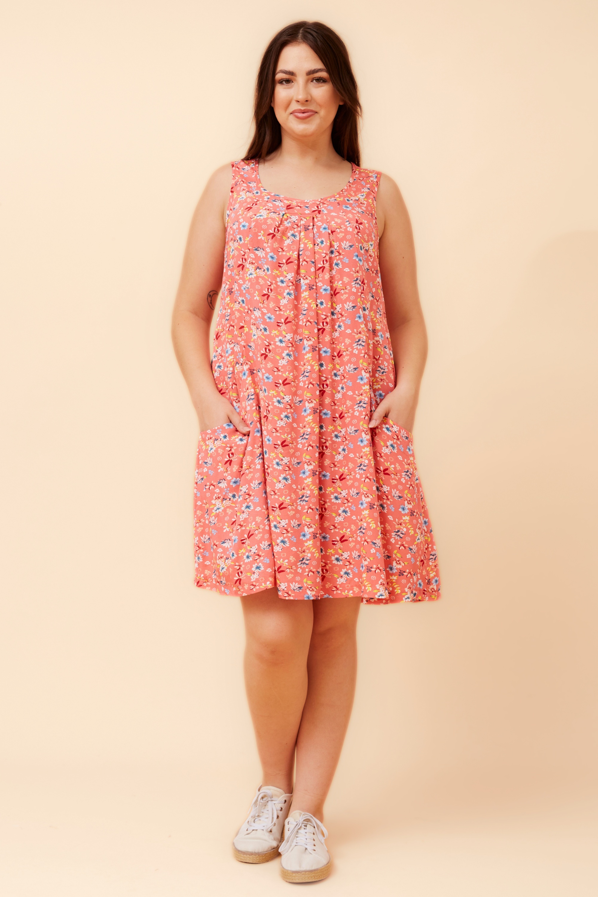 VENICE FLORAL SHORT DRESS