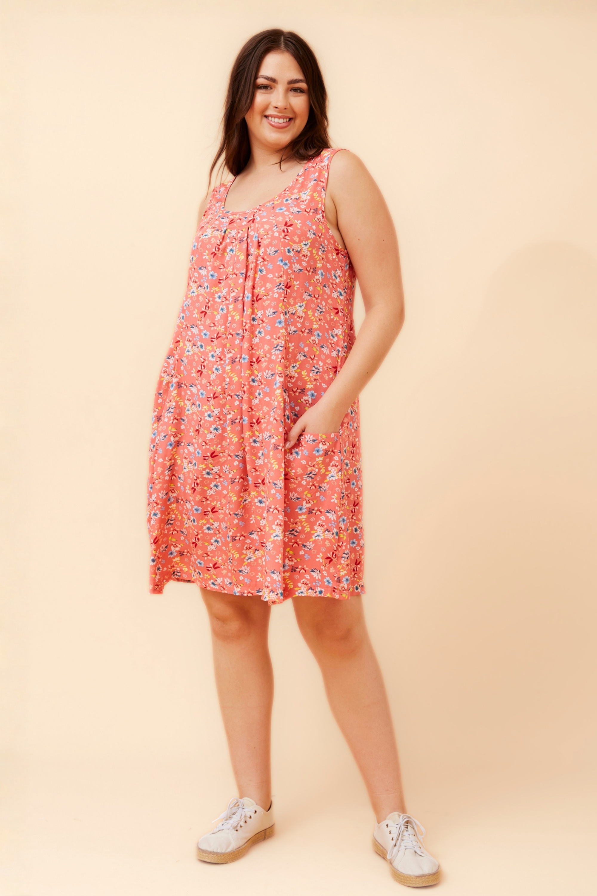 VENICE FLORAL SHORT DRESS