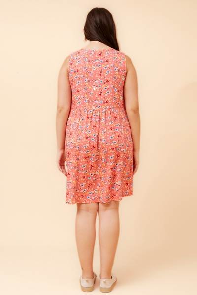 VENICE FLORAL SHORT DRESS