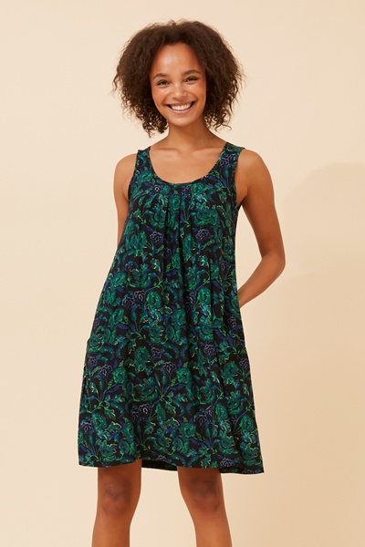 VENICE FLORAL SHORT DRESS