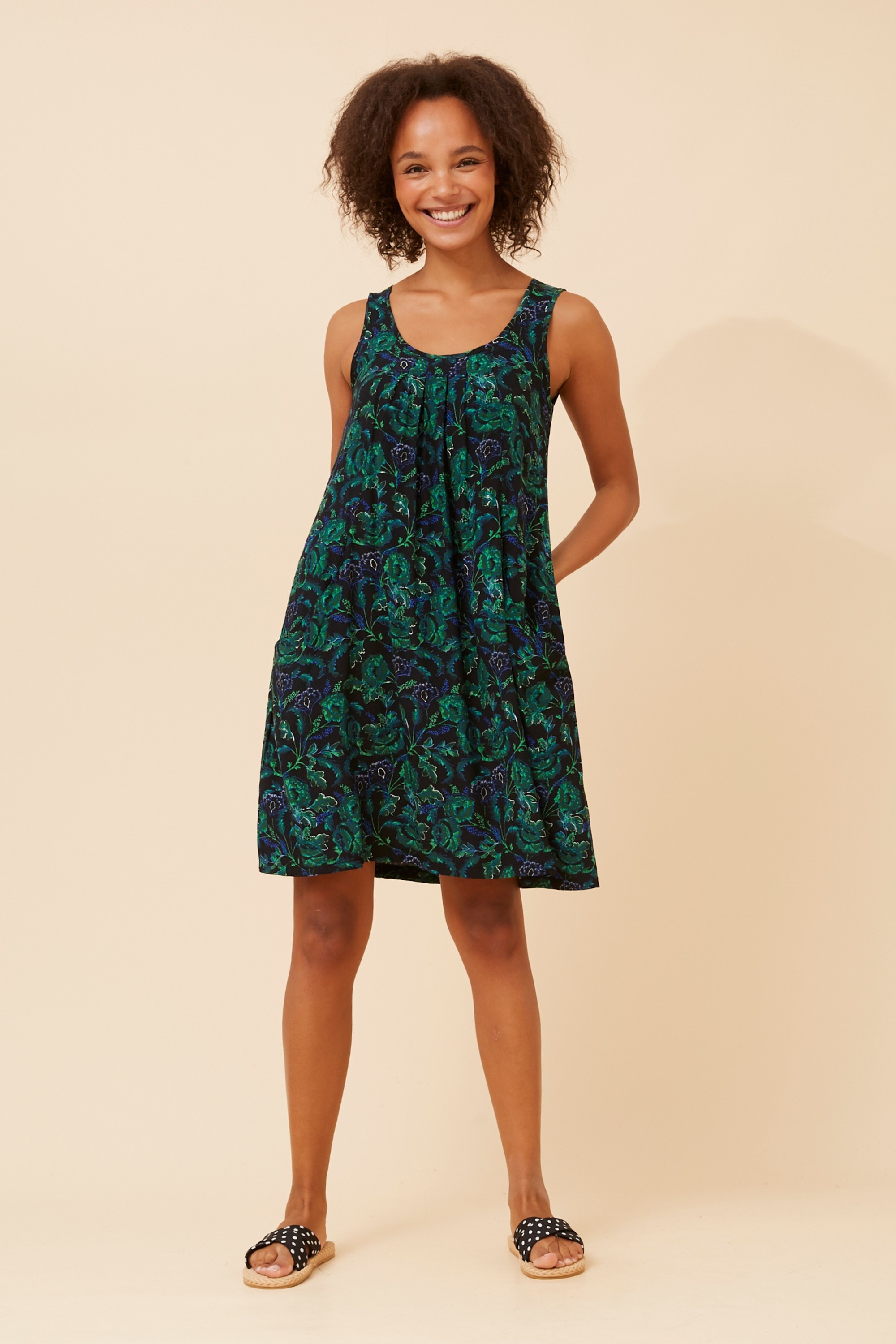 VENICE FLORAL SHORT DRESS