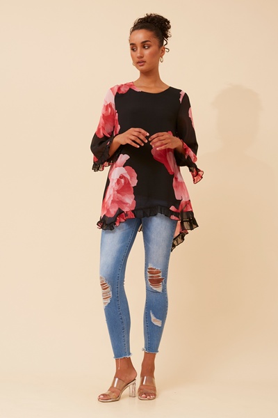 VERINA FLORAL PRINT BLOUSE