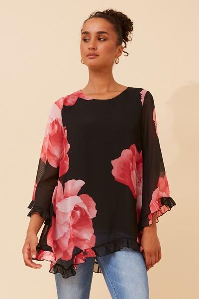 VERINA FLORAL PRINT BLOUSE