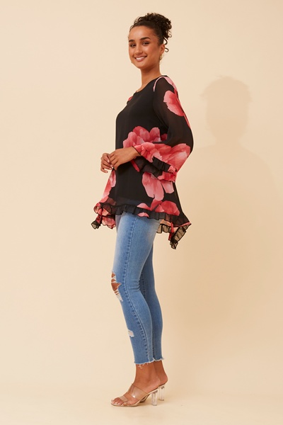 VERINA FLORAL PRINT BLOUSE