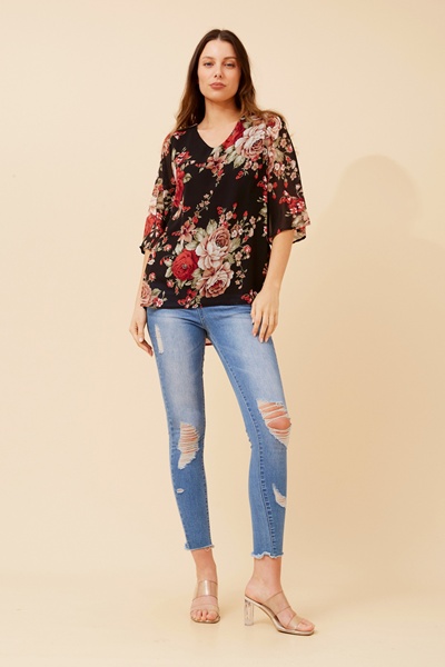 VERNA FLORAL BLOUSE