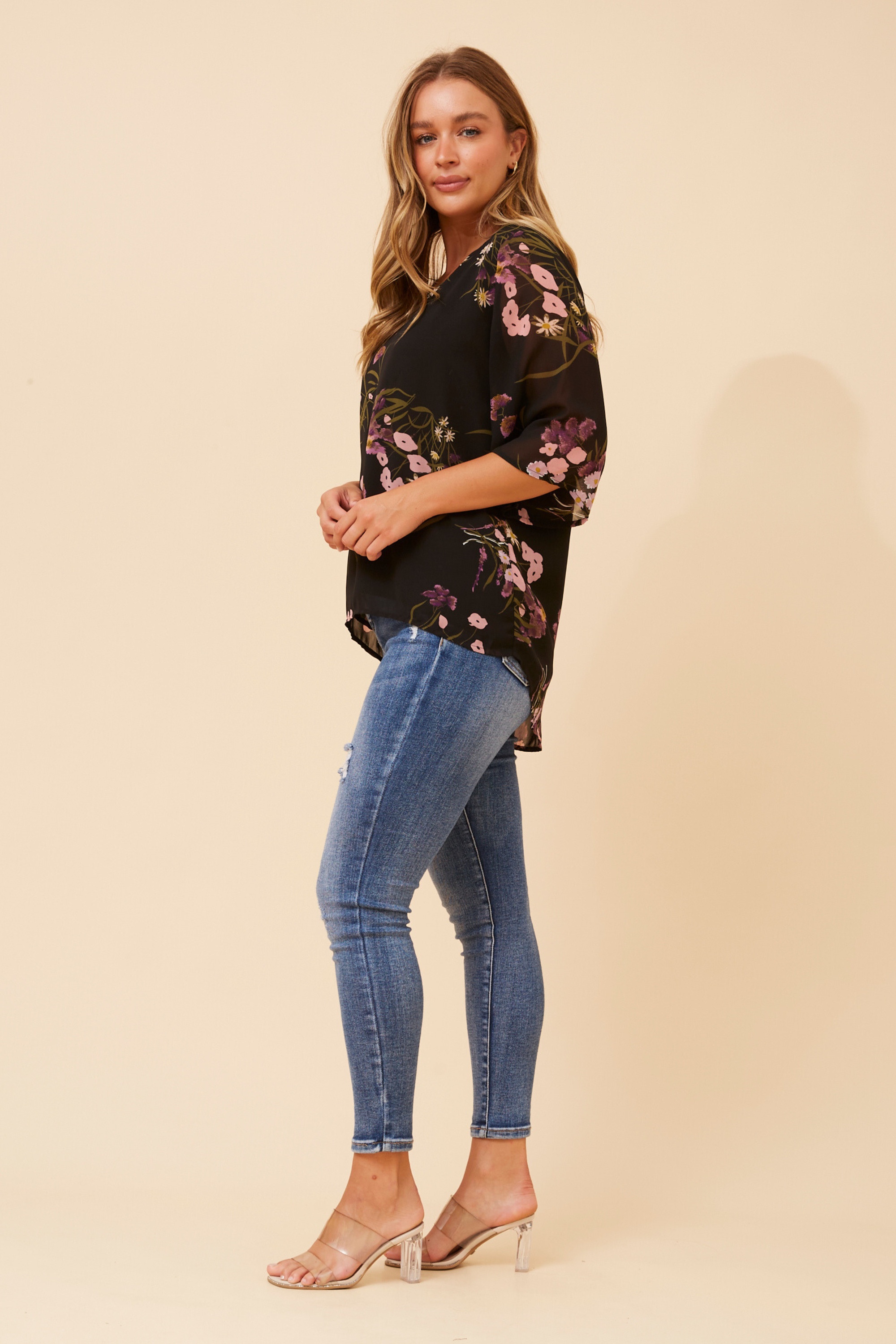 VERNA FLORAL PRINT BLOUSE