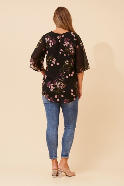 VERNA FLORAL PRINT BLOUSE