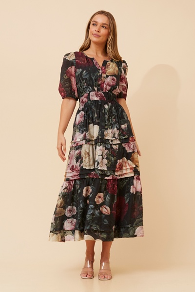 VIENNE FLORAL MAXI DRESS