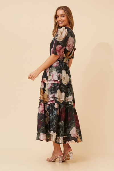 VIENNE FLORAL MAXI DRESS