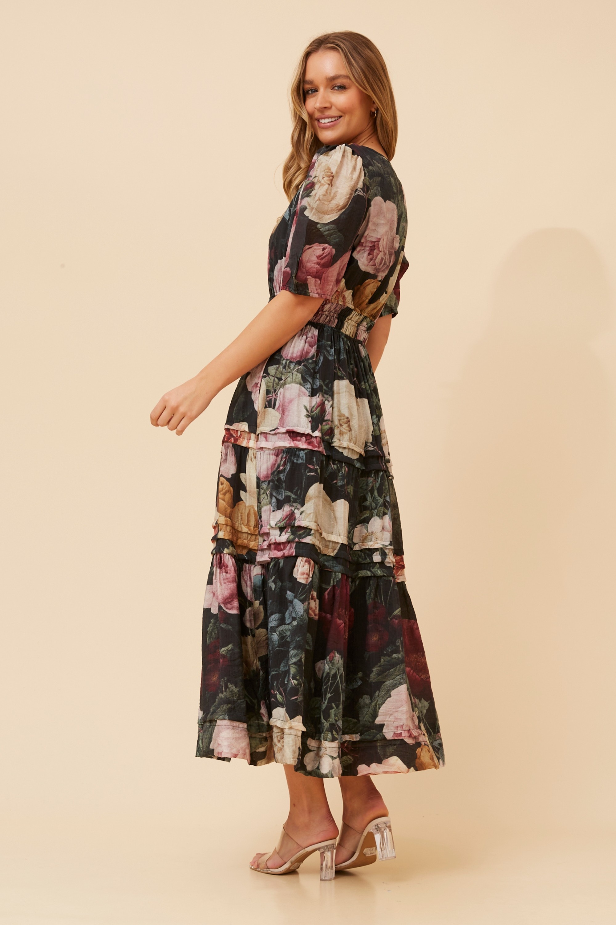 VIENNE FLORAL MAXI DRESS