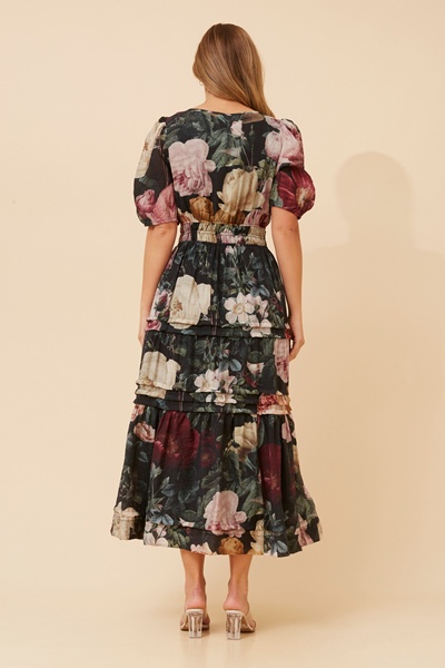VIENNE FLORAL MAXI DRESS