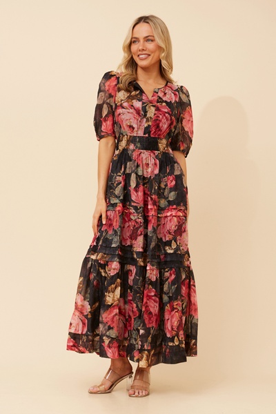 VIENNE FLORAL MAXI DRESS