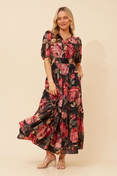 VIENNE FLORAL MAXI DRESS