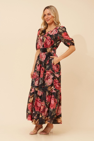VIENNE FLORAL MAXI DRESS
