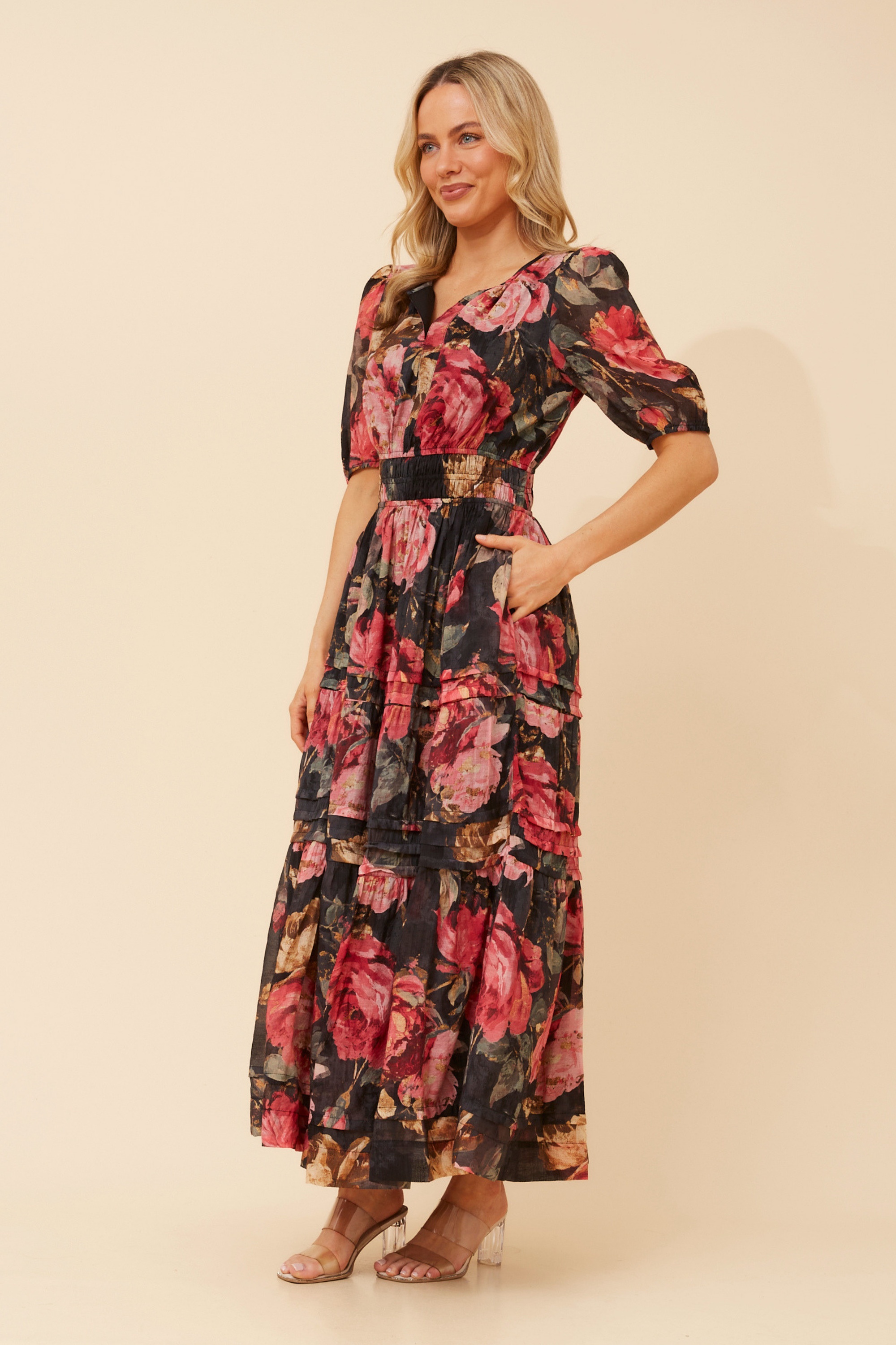 VIENNE FLORAL MAXI DRESS