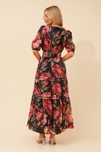 VIENNE FLORAL MAXI DRESS