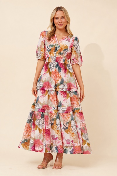 VIENNE FLORAL MAXI DRESS