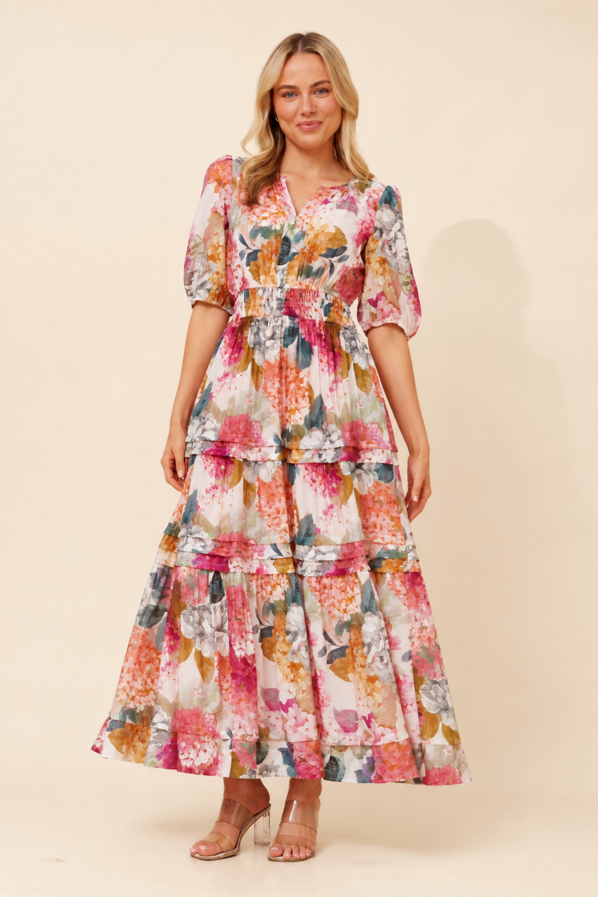 VIENNE FLORAL MAXI DRESS