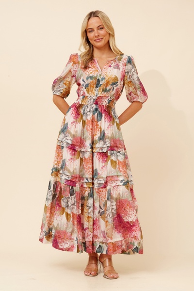 VIENNE FLORAL MAXI DRESS