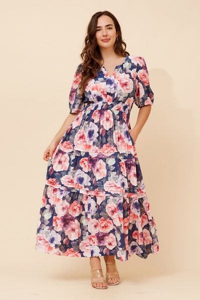 VIENNE FLORAL MAXI DRESS