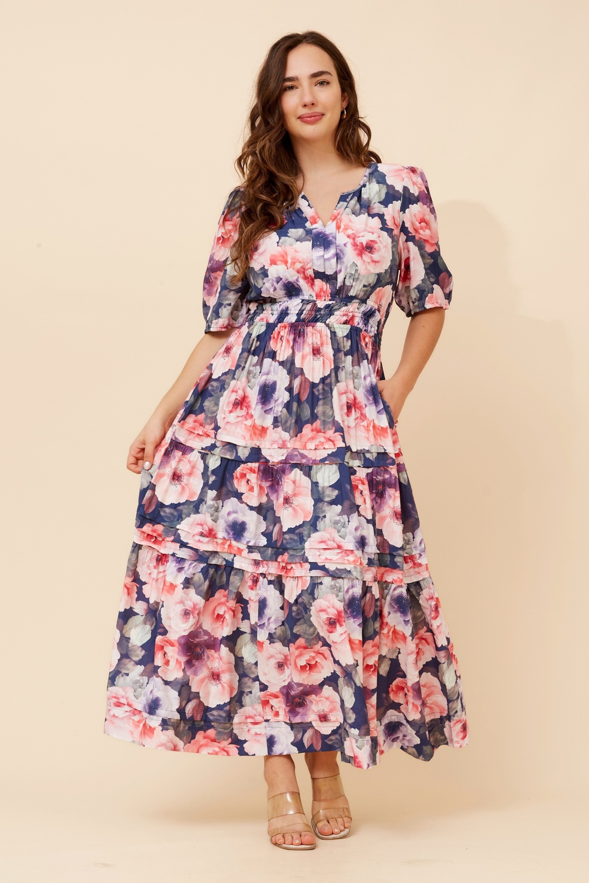 VIENNE FLORAL MAXI DRESS