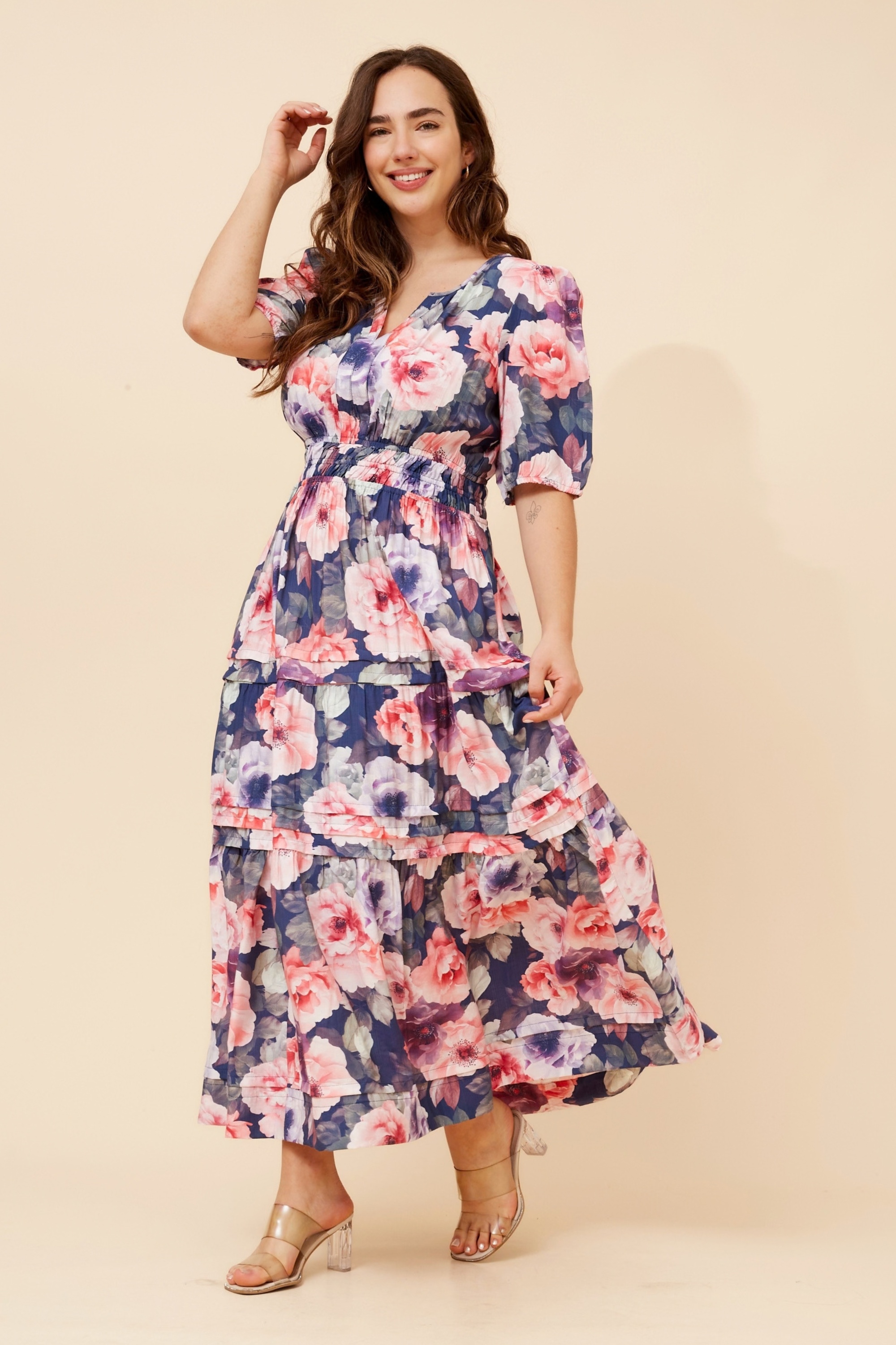 VIENNE FLORAL MAXI DRESS