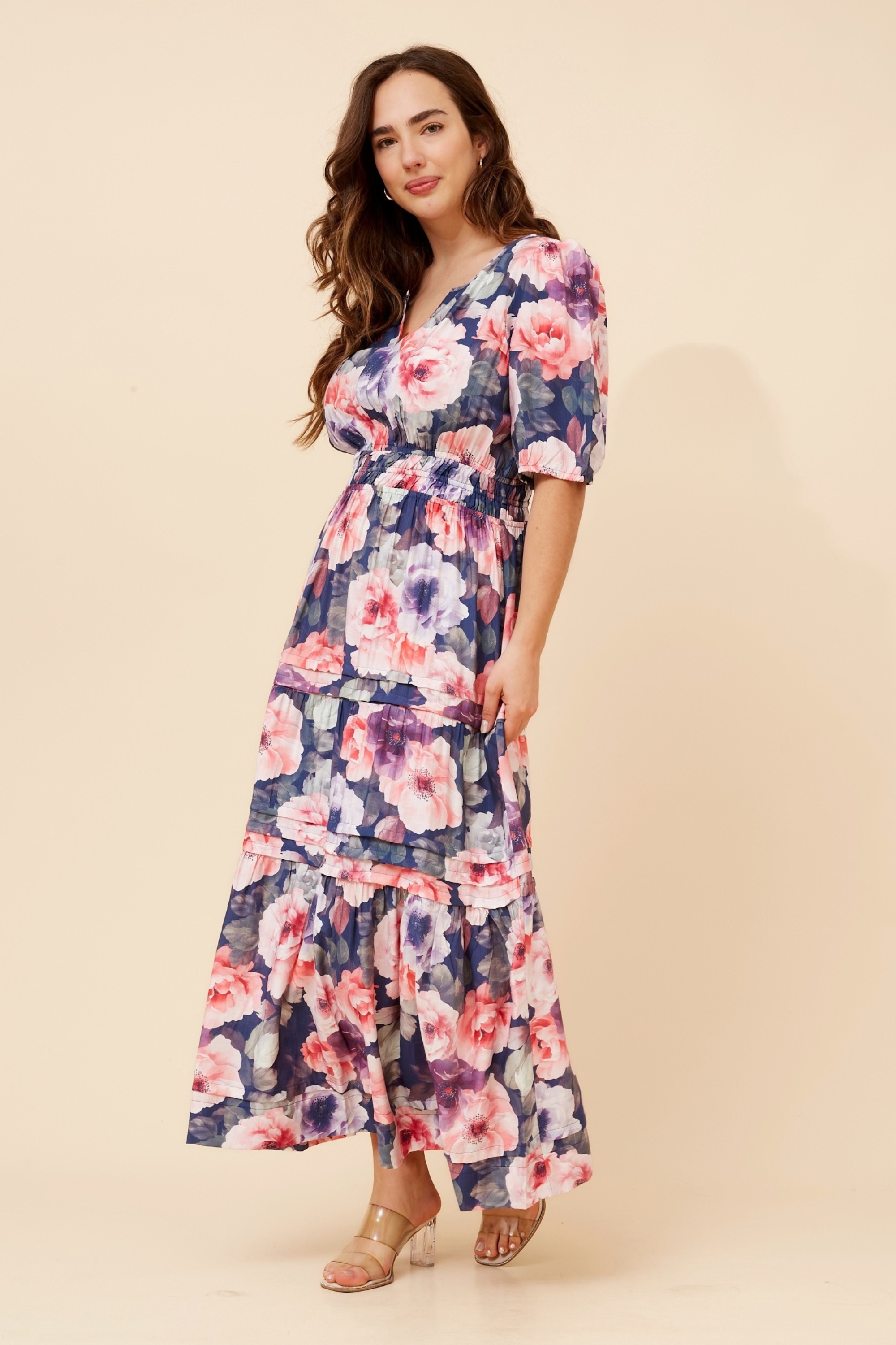 VIENNE FLORAL MAXI DRESS