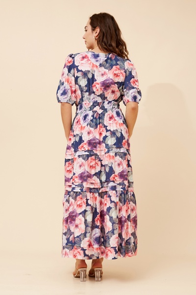 VIENNE FLORAL MAXI DRESS