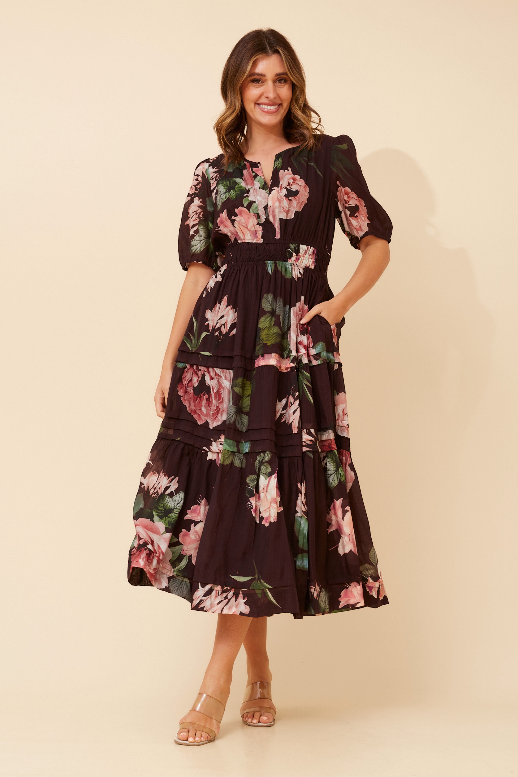 VIENNE FLORAL MAXI DRESS
