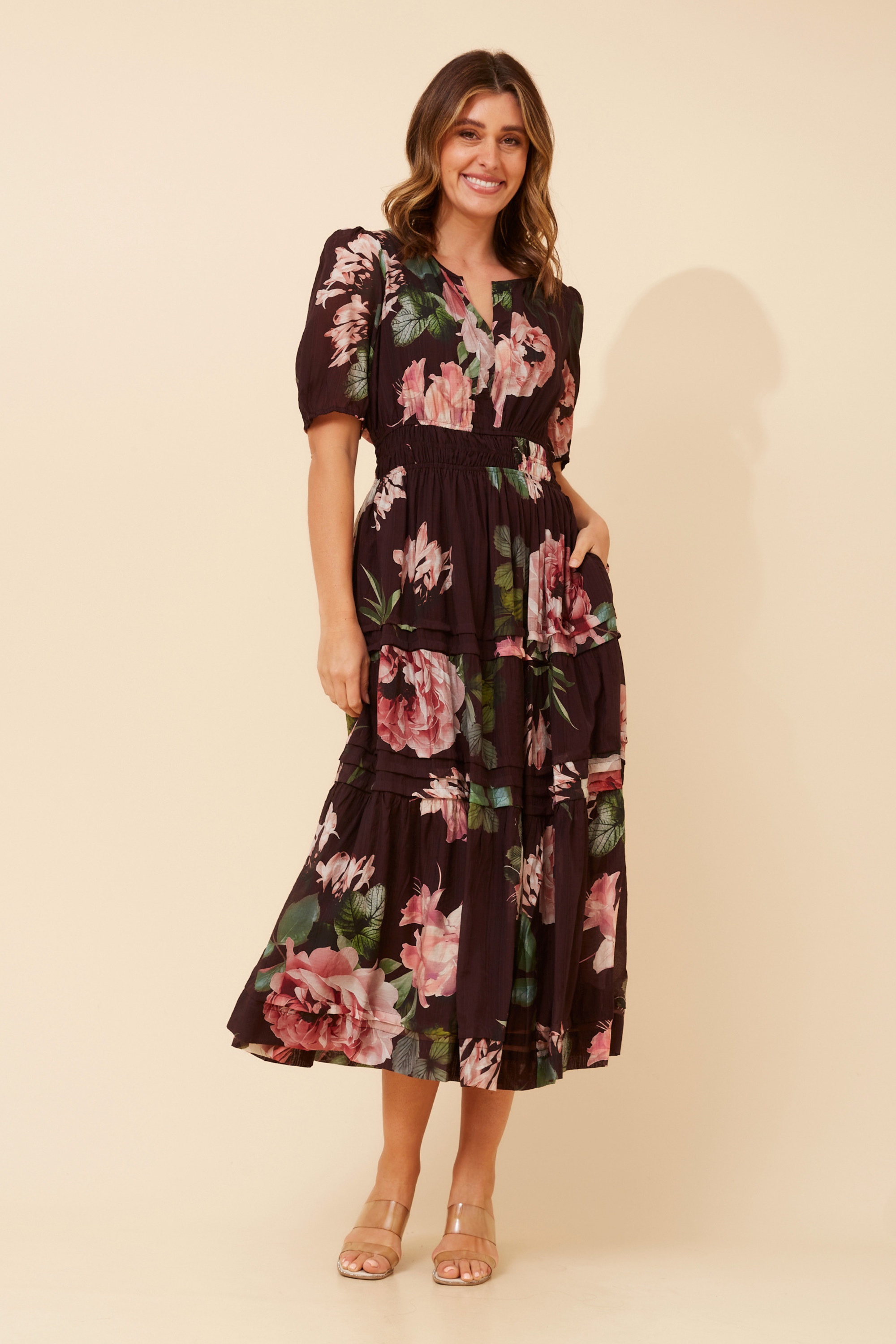 VIENNE FLORAL MAXI DRESS