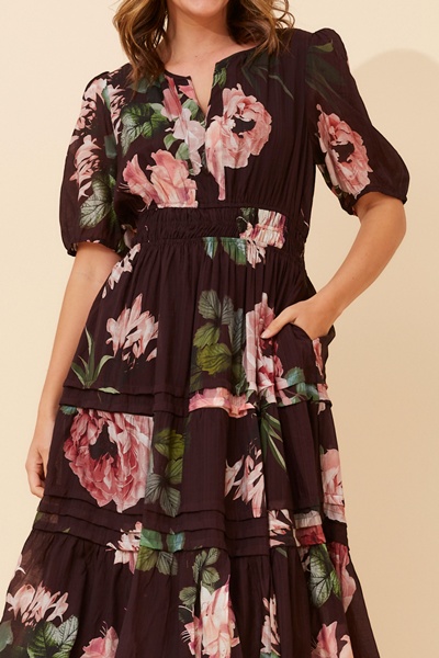 VIENNE FLORAL MAXI DRESS