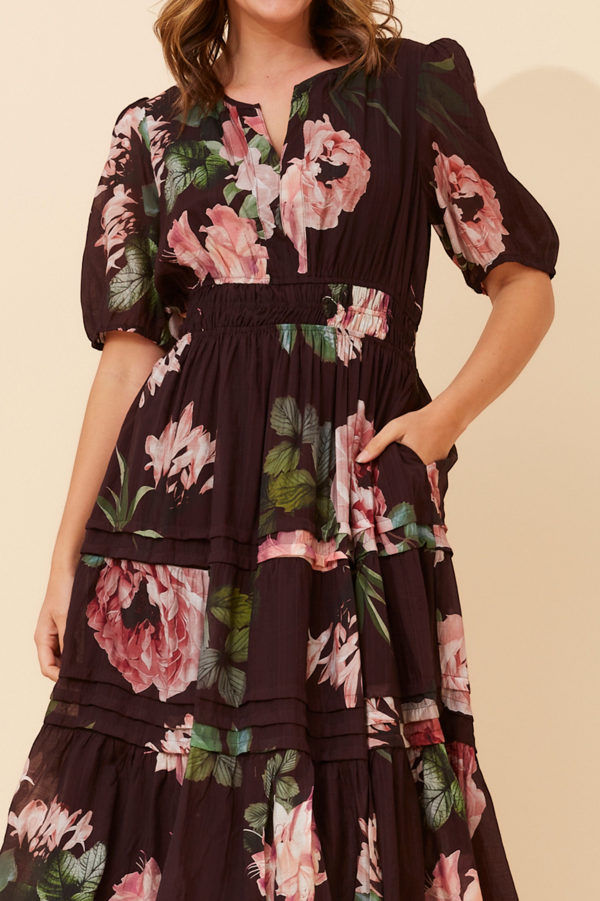 VIENNE FLORAL MAXI DRESS