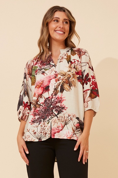 VIETTA FLORAL PRINT TOP
