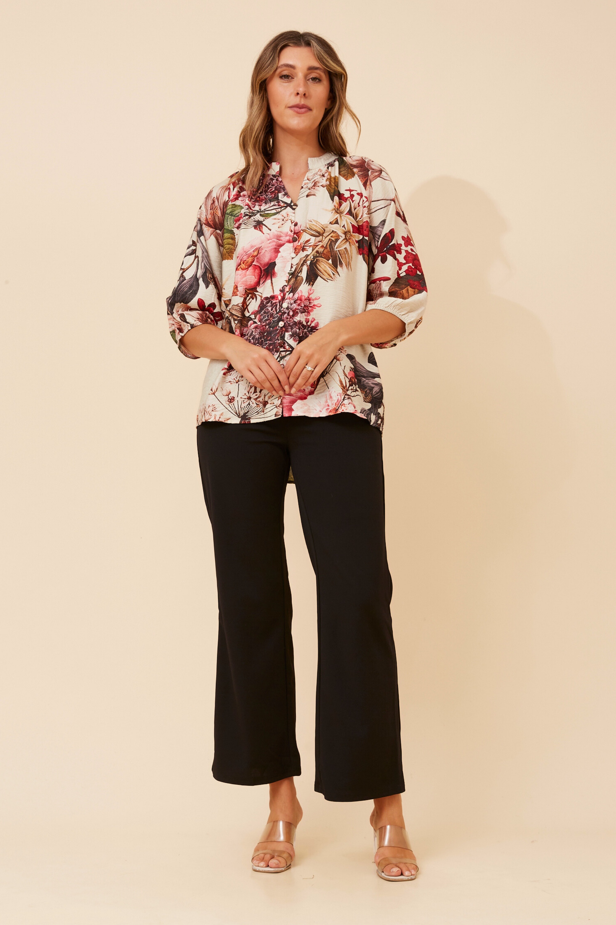 VIETTA FLORAL PRINT TOP
