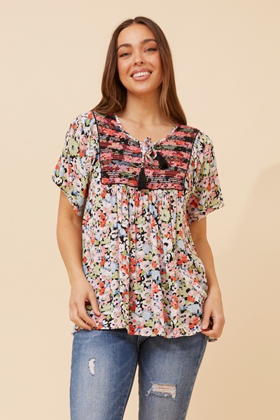 VIMALA FLORAL TOP