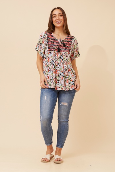 VIMALA FLORAL TOP