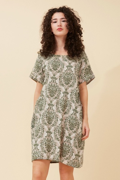 VINE BOHO SHIFT DRESS