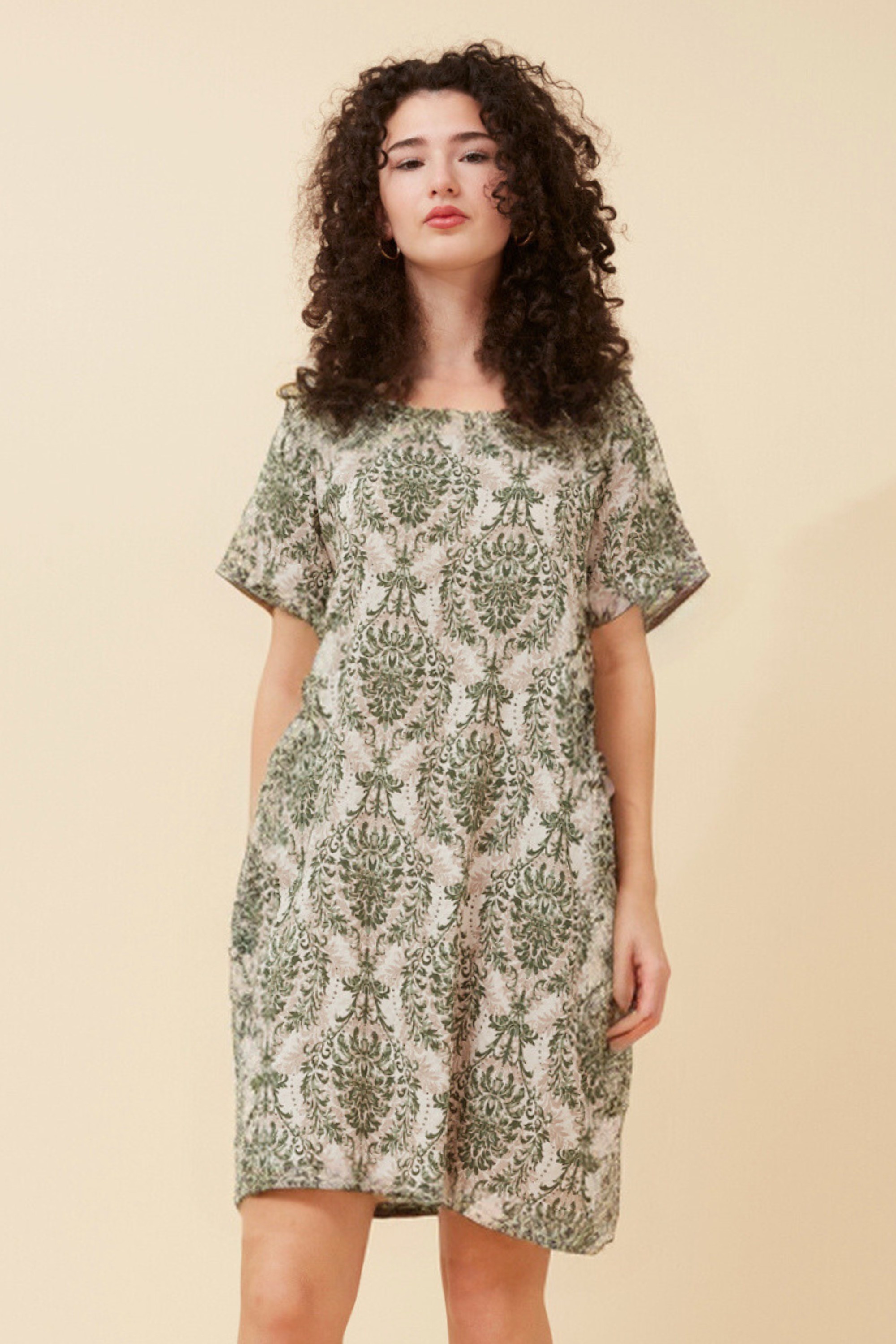 VINE BOHO SHIFT DRESS