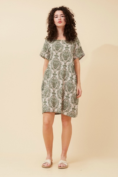 VINE BOHO SHIFT DRESS