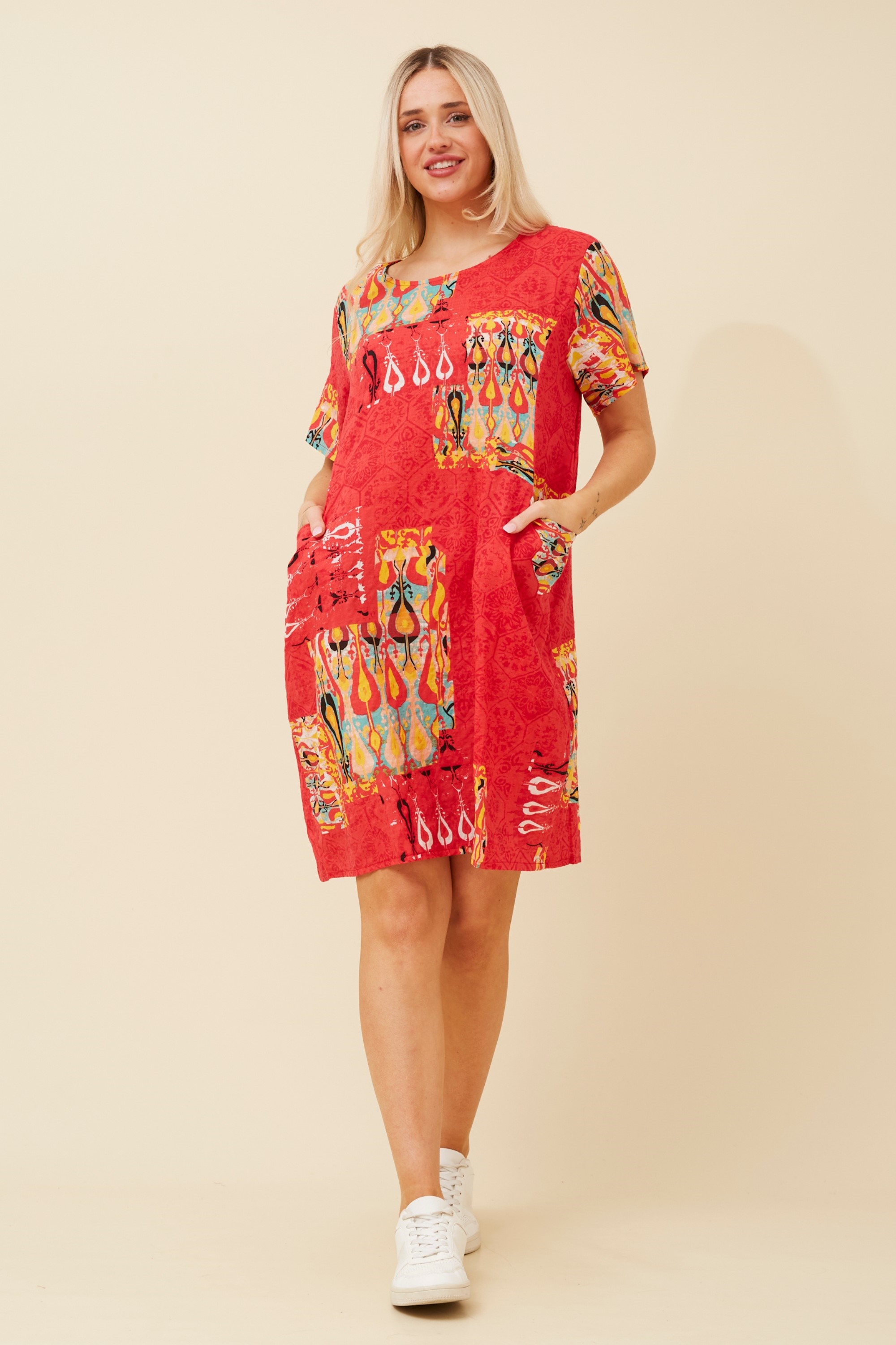 VINE BOHO SHIFT DRESS