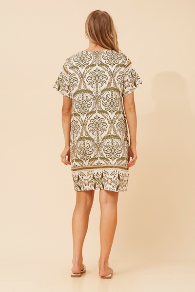 VINE BOHO SHIFT DRESS