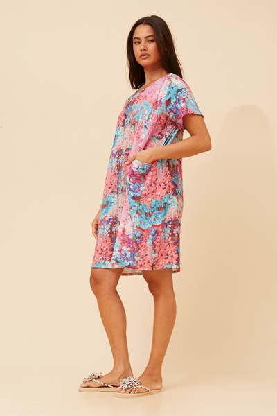 VINE BOTANICAL SHIFT DRESS
